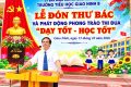 TRƯỜNG TIỂU HỌC GIAO NINH B PHÁT ĐỘNG PHONG TRÀO THI ĐUA “DẠY TỐT-HỌC TỐT” NHÂN KỶ NIỆM NGÀY 15/10 – HỌC VÀ LÀM THEO THƯ BÁC HỒ