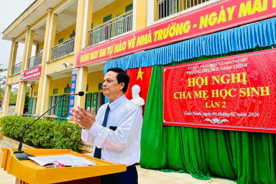 TIỂU HỌC GIAO THỊNH TỔ CHỨC HỘI NGHỊ PHỤ HUYNH LẦN THỨ 2