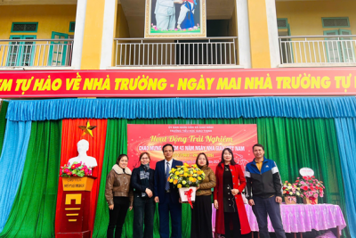 Hoạt động trải nghiệm chào mừng ngày nhà giáo Việt Nam 20/11/2025
