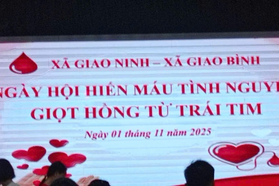 HIẾN MÁU CỨU NGƯỜI – NGHĨA CỬ CAO ĐẸP